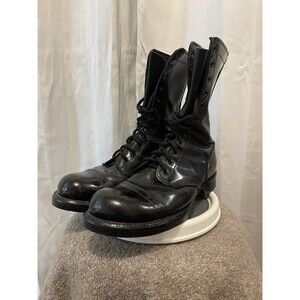 Corcoran Men’s Black Leather Size 9 D Paratrooper Jump Boots 1500 Made in USA